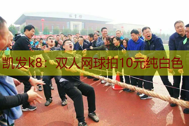 双人网球拍10元纯白色